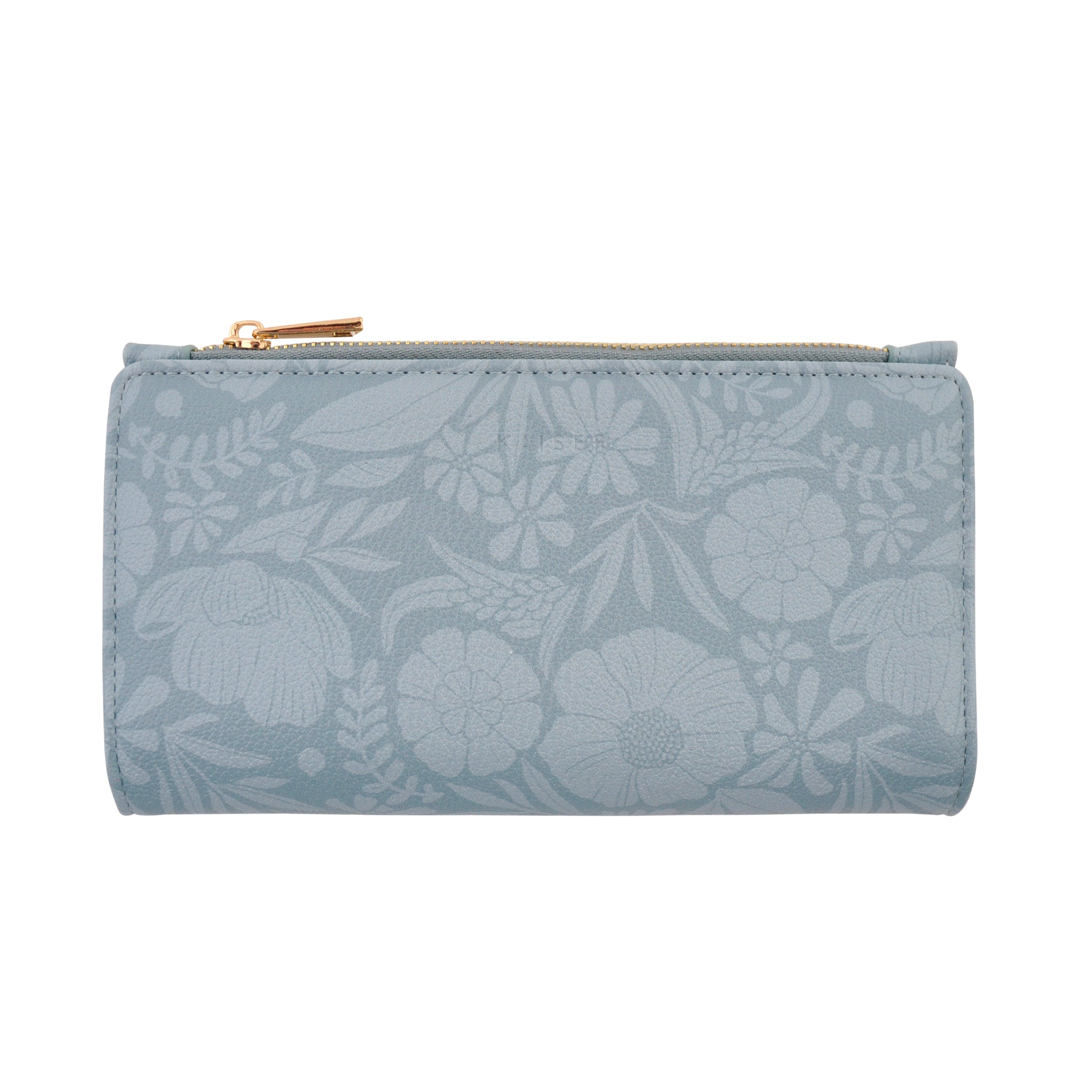 Faux Leather Purse - Green Flora